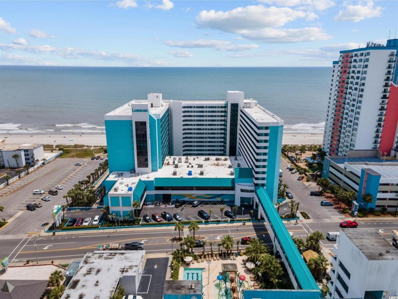 Remodeled Condo, Waterpark View At Landmark Resort 默特尔比奇 外观 照片